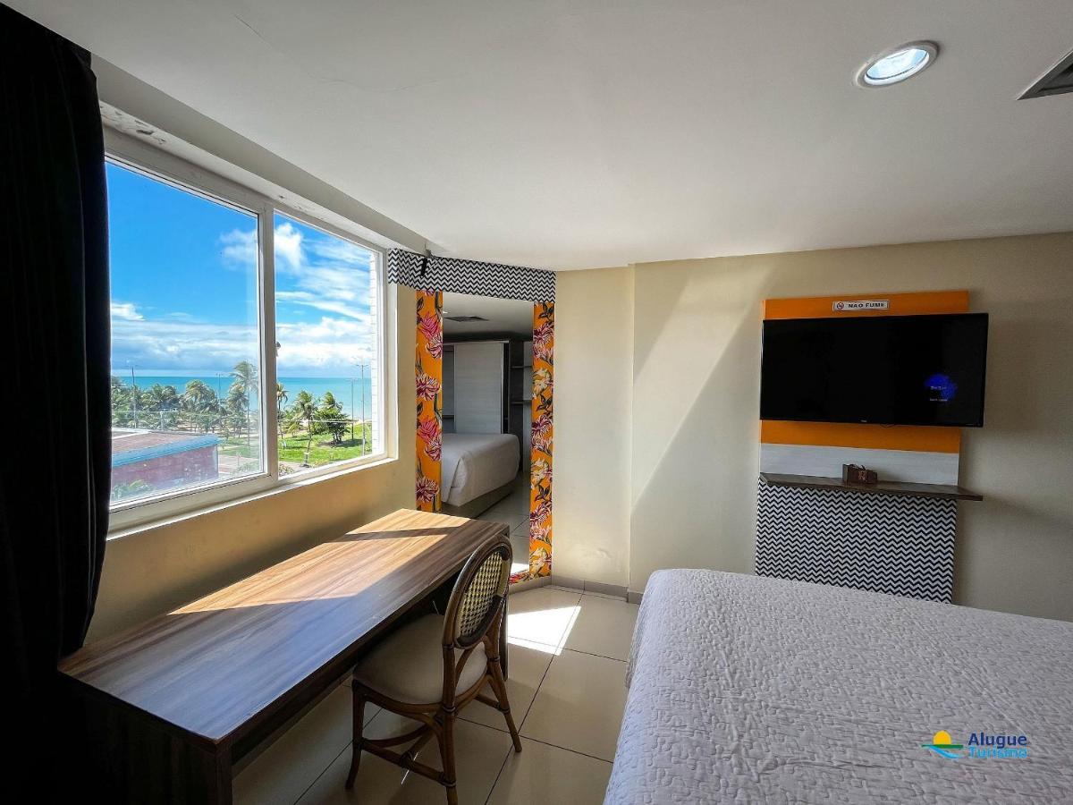 Imperial Flat Com Roupa De Cama, Camareira, Vista Para O Mar. João Pessoa Εξωτερικό φωτογραφία